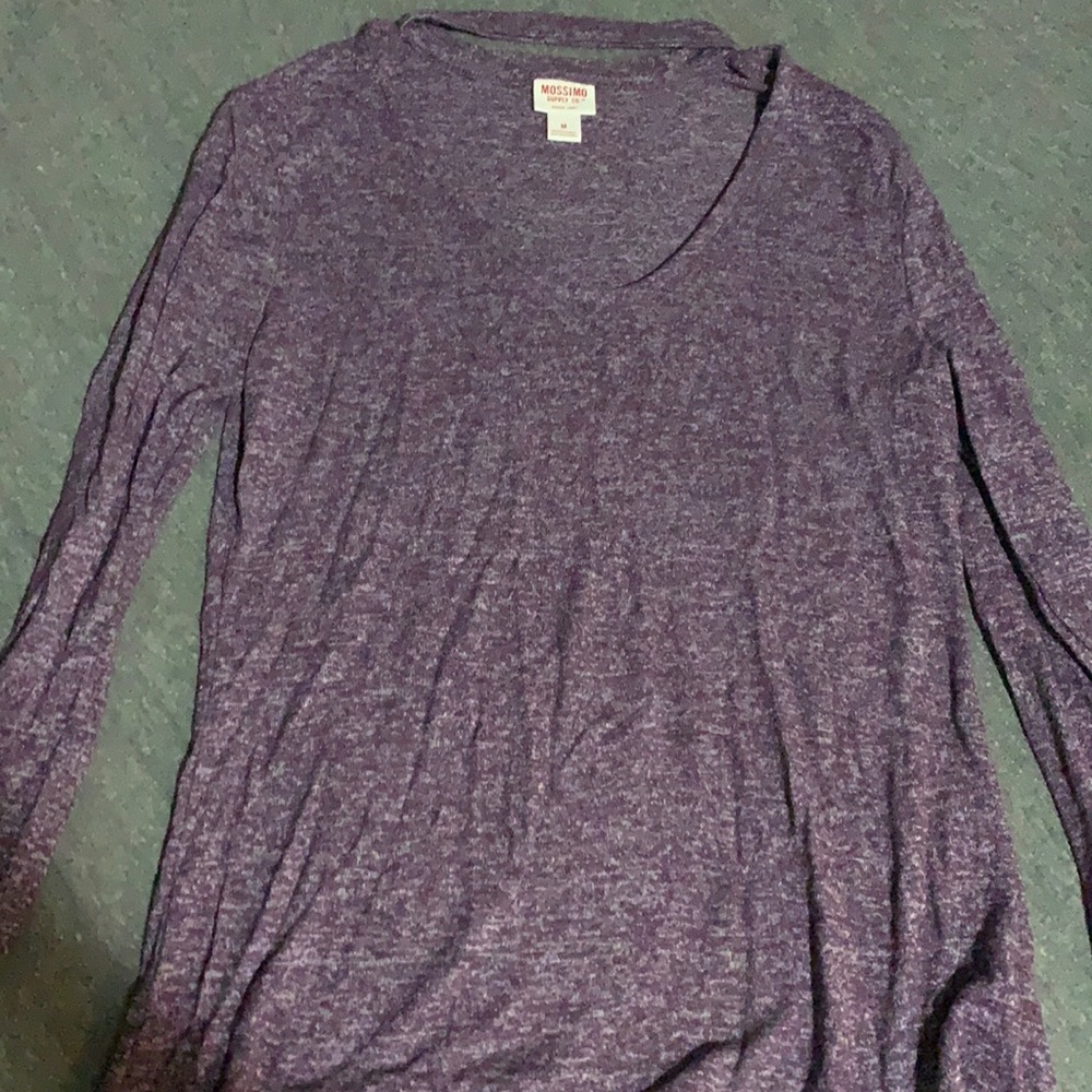 Mossimo supply co. long sleeve w/ open neck design